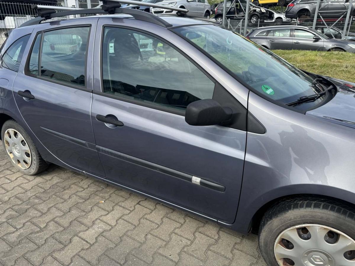 Renault Clio 3 Grandtour original T&uuml;r vorn rechts TEJ47 Bleu gris Kombi Rohbau Bj.2009